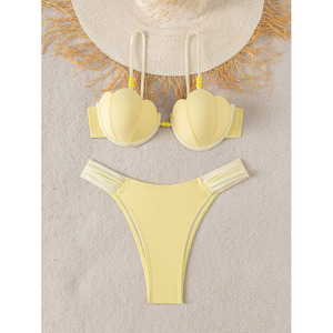 <span class=keywords><strong>Bikini</strong></span> Sexy con <span class=keywords><strong>Push</strong></span>-<span class=keywords><strong>Up</strong></span>, Modelo 2026, Varios Colores, Cintura Baja, Alta Calidad, Conjunto de 2 Piezas - Product Image 4