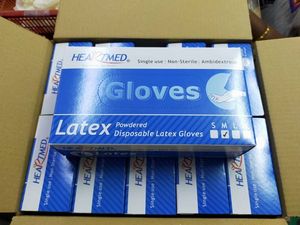 Malaysia Manufacturer Disposable Latex Examination Gloves Powder Free 5MIL Thick 24CM Length Cut Edge Cuff Smooth General - Product Image 5