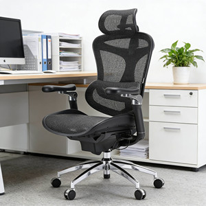 <span class=keywords><strong>Chaise</strong></span> <span class=keywords><strong>de</strong></span> <span class=keywords><strong>bureau</strong></span> ergonomique à dossier inclinable réglable en hauteur avec design <span class=keywords><strong>de</strong></span> <span class=keywords><strong>protection</strong></span> <span class=keywords><strong>de</strong></span> la colonne vertébrale et posture saine - Product Image 1