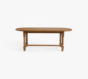 Tavolo da Pranzo Allungabile in Legno di Quercia Massiccio, Design Moderno e Lussuoso per <span class=keywords><strong>Cucina</strong></span> e Arredamento Casa - Product Image 2