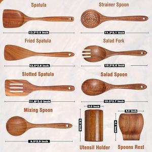 Cucchiai di <span class=keywords><strong>legno</strong></span> per cucinare Set di utensili <span class=keywords><strong>da</strong></span> <span class=keywords><strong>cucina</strong></span> antiaderenti utensili <span class=keywords><strong>da</strong></span> <span class=keywords><strong>cucina</strong></span> <span class=keywords><strong>in</strong></span> Teak naturale utensili <span class=keywords><strong>in</strong></span> <span class=keywords><strong>legno</strong></span> personalizzati <span class=keywords><strong>da</strong></span> <span class=keywords><strong>cucina</strong></span> e <span class=keywords><strong>da</strong></span> tavolo - Product Image 4