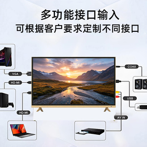 สมาร์ททีวี LED 4K UHD Full HD 1080p ตัวเครื่องสีเหลืองทอง พร้อมลำโพงในตัว และพอร์ต HDMI - Product Image 3