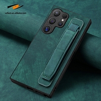 Étui de téléphone en cuir PU avec dragonne et support pour Samsung Galaxy S26 S25 S24 Ultra S23 S22 S21 S20 FE Note 20 A12 51