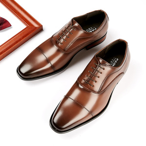 Zapatos de Negocios de Cuero Genuino para Hombre, Estilo 2026, Zapatos Formales de Tres Piezas, Zapatos Oxford con Punta en Pico, Calzado Elegante para Caballero - Product Image 2