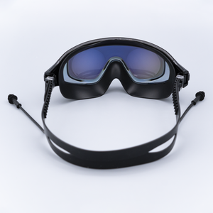 Occhiali da <span class=keywords><strong>nuoto</strong></span> per adulti impermeabili a forma larga UV a prova di nebbia da <span class=keywords><strong>nuoto</strong></span> occhiali da allenamento per uomini e donne di nuovo Design con tappi per le orecchie - Product Image 3