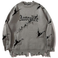 Pull décontracté à col ras du cou pour hommes Pull à motif design d'hiver Pull tricoté personnalisé Pull the Dude Pull