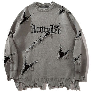 Suéter desgastado para <span class=keywords><strong>hombre</strong></span>, <span class=keywords><strong>Jersey</strong></span> informal de cuello redondo, prendas de punto, <span class=keywords><strong>jersey</strong></span> con patrón de diseño de invierno, suéter de punto personalizado, suéter de tipo - Product Image 6