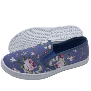 Cổ Điển Hợp Thời Trang Tiêm Giày Vải Cho Phụ Nữ Nhà Máy Tùy Chỉnh Giản Dị Flats Slip-On Thiết Kế Cho Mùa Thu Mùa Hè Mùa Xuân - Product Image 2