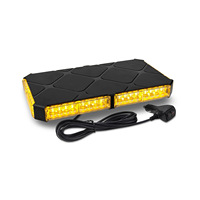 48 LED Magnetische Warnleuchte Notfall-Stroboskop 12V 24V Auto-Dachleuchte für Abschleppwagen Baustelle Straßensicherheit Gelb