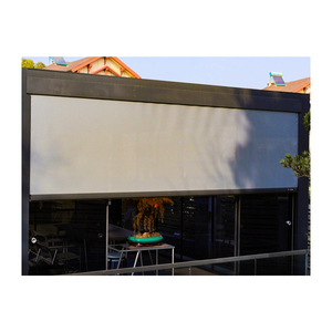 <span class=keywords><strong>Persianas</strong></span> eléctricas para exteriores, pantallas de patio motorizadas, pantalla retráctil con cremallera, cortina para exteriores - Product Image 6