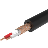 Vente en gros de câbles micro audio à gaine en PVC à 2 cœurs, rouleau en vrac à faible bruit pour combinaison de câbles de microphone équilibrée RCA XLR haut de gamme