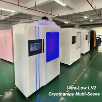 Cabine de cryothérapie corporelle complète à basse température avec écran tactile intelligent de 15,6 pouces