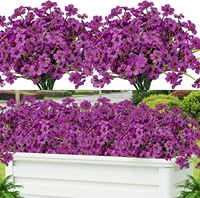 Offre Spéciale : Fleurs Artificielles Violet Violet Profond pour Allée de Mariage, Tiges de Fleurs en Gros, Arrangements Floraux et Décoration Intérieure