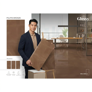 Glorious White Marble Look Porcelain Tiles 2x4 Ft Polished Luxury Wall Floor Collection - Product Image 3