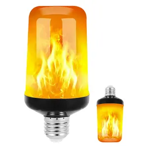 E26/E27/B22 LED Flame Light Bulbs Burning Fire Effect Lamp Bulb Party Home