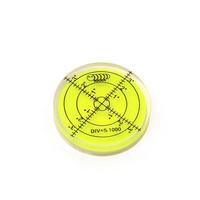 Niveau à bulle circulaire de 60 mm, niveau à bulle de précision, niveau à bulle rond, niveau à bulle Bullseye, mini niveau horizontal pour trépied d'appareil photo, outil de bricolage