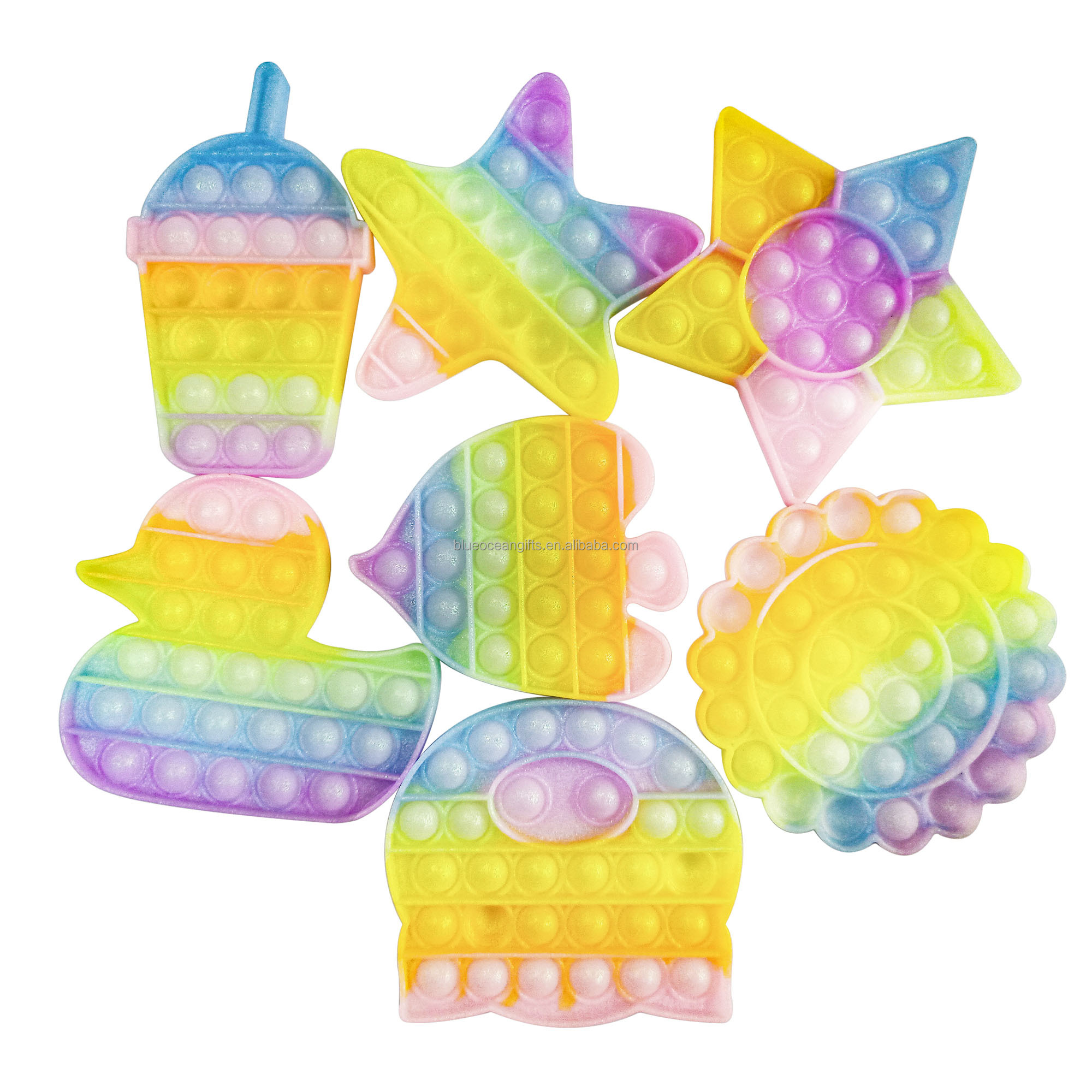 Заводская поставка, блестящая Популярная игрушка, мягкие силиконовые игрушки для снятия аутизма, детские игрушки для снятия стресса на Amazon, игрушка для взрослых