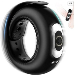 Anello Vibrante in Silicone a Forma di Pneumatico con Motore Potente per Uomo, per Migliorare le Prestazioni e Ritardare l'Eiaculazione - Product Image 1