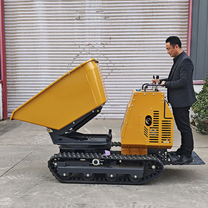 <span class=keywords><strong>Mini</strong></span>-dumper compact sur chenilles pour usage domestique avec benne |   Hydraulique 500 kg et à couple élevé |   Puissance de 15,7 kW |   Garantie d'un an - Product Image 3