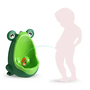 Pot portable en forme de grenouille pour enfants, toilette urinoir vertical avec ventouse pour bébés garçons