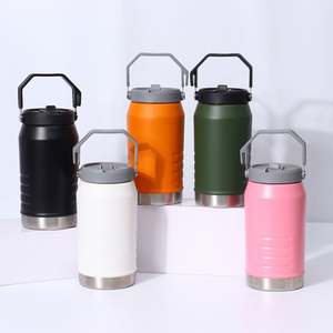 Botella de Agua Térmica de Acero Inoxidable de Gran Capacidad a Prueba de Fugas para Viajes al Aire Libre - Product Image 1