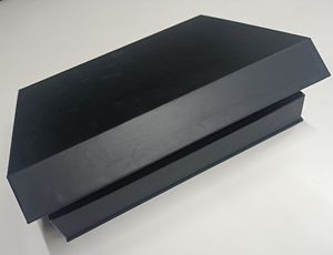 Personalizado 157G doble cobre mate película montada 2MM cartón duro EVA bandeja interior negro en forma de <span class=keywords><strong>libro</strong></span> Flip UV revestimiento impermeable - Product Image 4