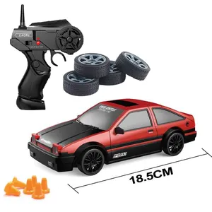 Simulation 4 way remote control game 1:24 toys drifting rc racing car