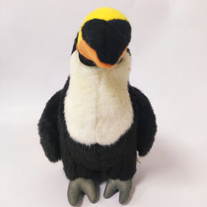 Fabriek Custom Super Zachte Zwarte Raaf Beer Lange Snavel Kraai Vogel Pluche Speelgoed Realistische Zwarte Vogel Voor Valentijnsdag Om Te Spelen - Product Image 3