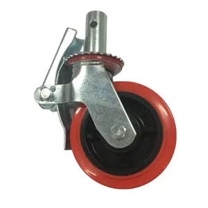 6 Inch Scaffolding Caster Wheel Suspended Mobile Scaffolding Caster Wheel