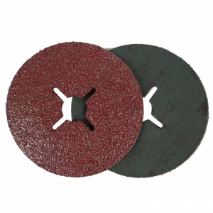 Disque en fibre 3M 982C Cubitron <span class=keywords><strong>II</strong></span> en céramique à trous ronds, 5 pouces (125 mm), grain 36+ à 80+, pour le polissage et l'ébavurage du métal - Product Image 3