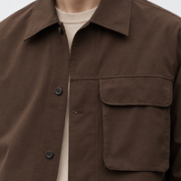 Veste pour homme, style business décontracté, shacket uni à manches longues, idéale pour le bureau, les voyages et les sorties du week-end