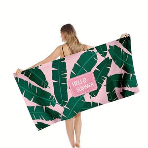 Toallas de Playa Rectangulares Personalizadas con Impresión Digital de Fibra Ultrafina, Venta al Por Mayor de Fábrica - Product Image 1