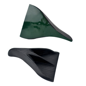 Aileron de toit universel pour voiture, style aileron de requin, lot de 10 pièces, noir, forme d'aile, style griffe d'aigle, ajustement universel - Product Image 3