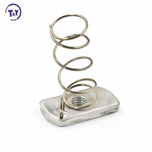 Thép không gỉ <span class=keywords><strong>A2</strong></span>-70 A4-80 <span class=keywords><strong>SS304</strong></span> SS316 strut kênh Nuts dài mùa xuân Nuts - Product Image 1