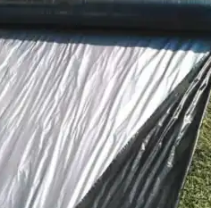 Film de paillage agricole noir argenté, film de paillage anti-herbe avec film de paillage transparent - Product Image 1