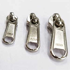 Cao qualitysbs5 # nylon dây kéo thanh trượt lockless dài Miếng mạ điện bạc dây kéo đầu kéo nhà máy Bán buôn phụ kiện - Product Image 6