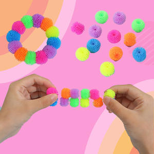 Nuovo pizzicotto Le colorato morbido braccialetto TPR che allevia lo Stress giocattolo braccialetto di particelle - Product Image 5
