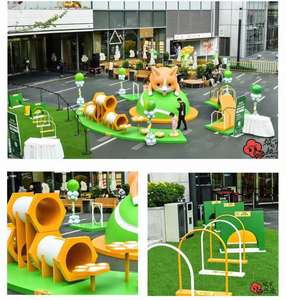 Tunnel de jeu d'agilité pour chien avec planche en PE pour l'entraînement des animaux de compagnie en plein air, cour, jardin, parc pour chiens, équipement d'agilité, parcours d'obstacles - Product Image 5