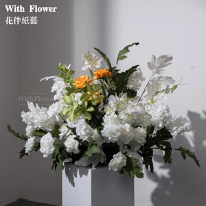 Chất Lượng Cao Nhân Tạo Hoa Bóng Trắng Lụa Tăng Lối Lối đi Hoa Trang Trí Cho Đám Cưới Phục Sinh Giáng Sinh Lễ hội Trang Trí - Product Image 4