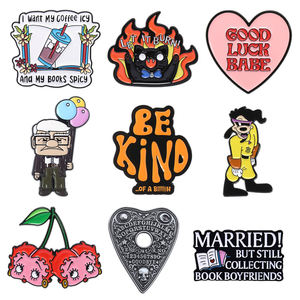 Fabriek Groothandel Inspirerende Spreekwoorden Email Pinnen Revers Badge Decoratieve Broche Voor Tiener Volwassenen Kleding Tassen Cadeau - Product Image 2