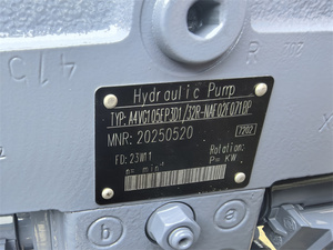 Pompe hydraulique à cylindrée variable A4VG 28/40/45/56/71 Série A4VG A4VG56 pour machines de construction - Product Image 5