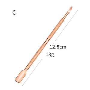 Envío rápido de acero inoxidable de la cutícula Trimmer removedor de manicura pedicura removedor de esmalte de herramientas de uñas cutícula empujador y cortador - Product Image 3