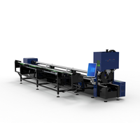 Mesin Pemotong Laser Serat Pipa Logam CNC CE 1500W/2000W/3000W Otomatis Cypcut HIWIN Guide Rail Pemotong Laser Berpendingin Air