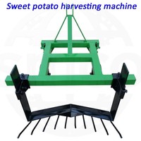Mesin Panen Kentang & Wortel Mini dengan Mesin & Gearbox untuk Penggunaan Pertanian yang Dipasang di Traktor - Produktivitas Tinggi & Pengoperasian Mudah dengan Penggerak Gigi