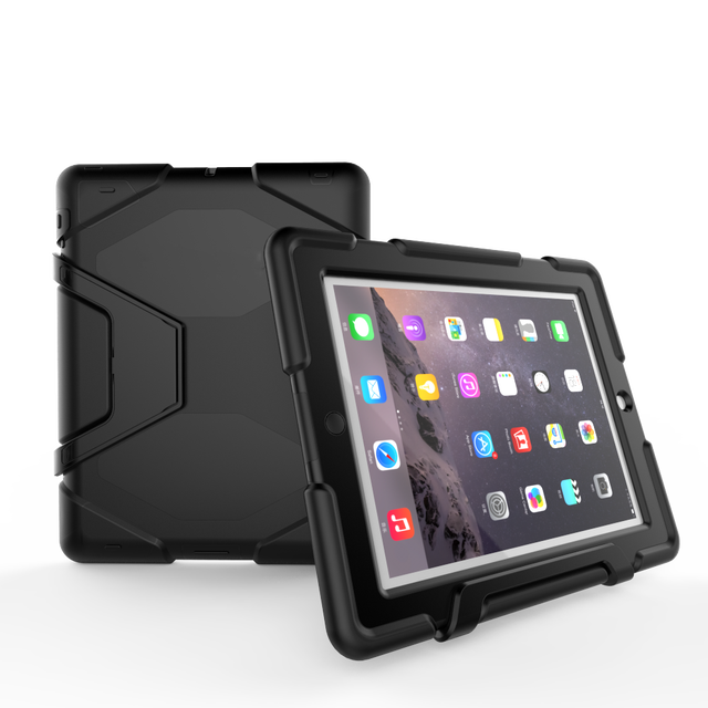Full Body Protection Tablet Case for iPad 2 3 4 9.7 Inch Built-in Screen Protector + Kickstand Heavy Duty Shockproof Cover