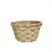 3 stuks ecologische bamboe opbergmanden & rieten dozen voor thuisdecoratie, fruit- en broodorganisatie