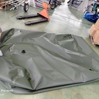20000l 10000 30000 Liter 1000d PVC-beschichteter Großer Faltbarer Industrieller Wasserspeicher-Blasentank Flexibler Wassertank