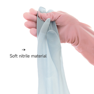 Guanti in <span class=keywords><strong>Nitrile</strong></span> Multiuso a Basso Prezzo, Antiscivolo, Morbidi, Resistenti all'Olio, con Presa Simile a una Rete - Product Image 5