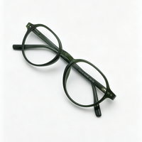 Montures de lunettes rondes pleines montures, plusieurs couleurs pour un usage quotidien