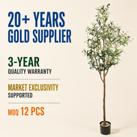 Arbre d'olivier artificiel d'intérieur, plante verte en pot, aspect naturel, décoration pour bureau, hall d'hôtel, projet OEM personnalisé, vente en gros